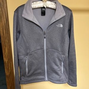 North face Women’s Gray Zip Jacket Size Large